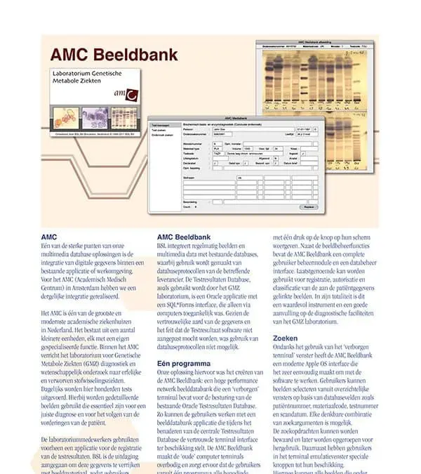 AMC Beeldbank Brochure