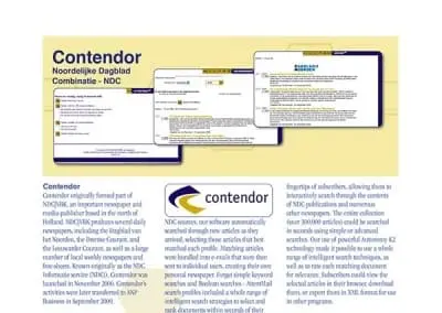 NDC Contendor Brochure