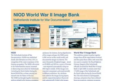 NIOD WWII Image Bank Brochure