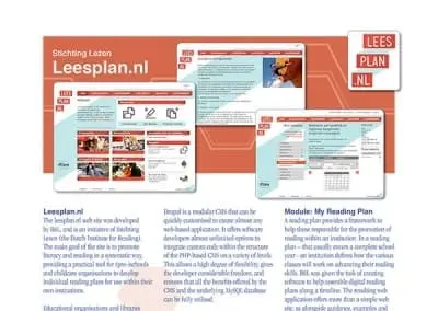 Stichting Lezen Leesplan Brochure