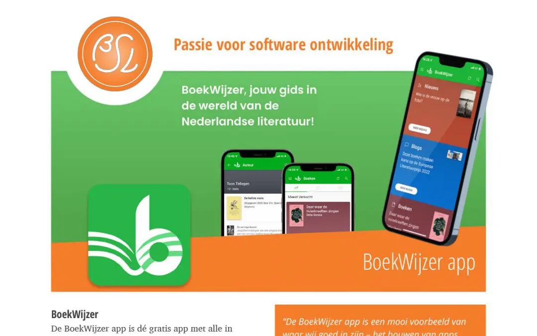 BoekWijzer App Brochure