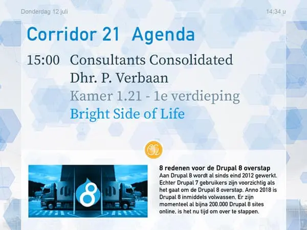 VvE De Corridor - Drupal Receptiesysteem