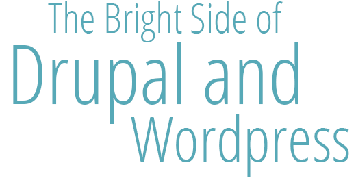 The Bright Side of Drupal and WordPress business websites