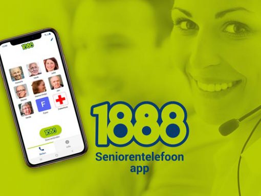 1888 Nummerinformatie Een Digitale Seniorentelefoon app voor Android en iOS